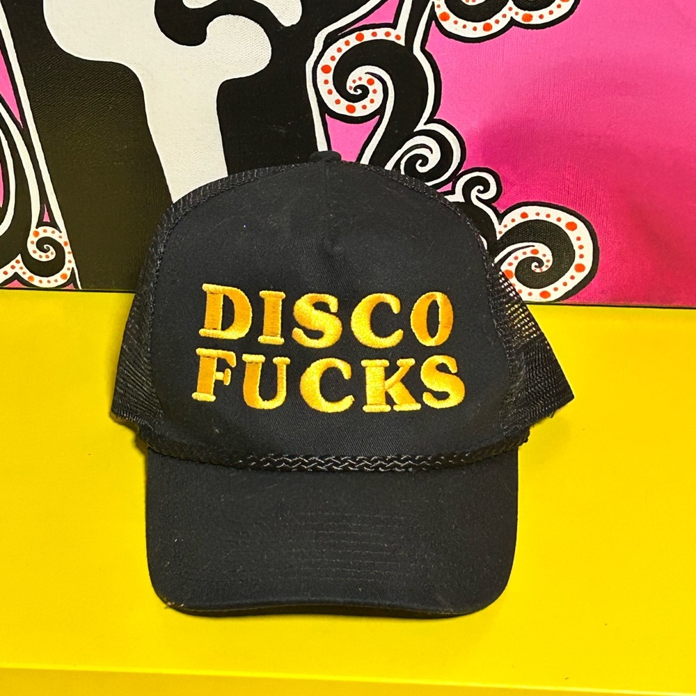 Black and Gold Trucker Hat